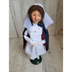 Byers Choice American red cross nurse vintage Xmas figure decor hospital